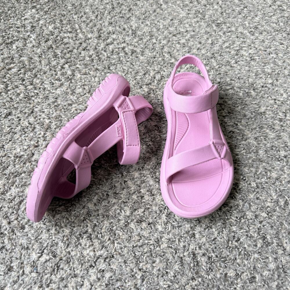 Teva Hurricane Drift Sandals Shoes Women’s Size 8 Pink Strappy Flats Adjustable